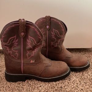 JUSTIN Gypsy Leather Boots VGC